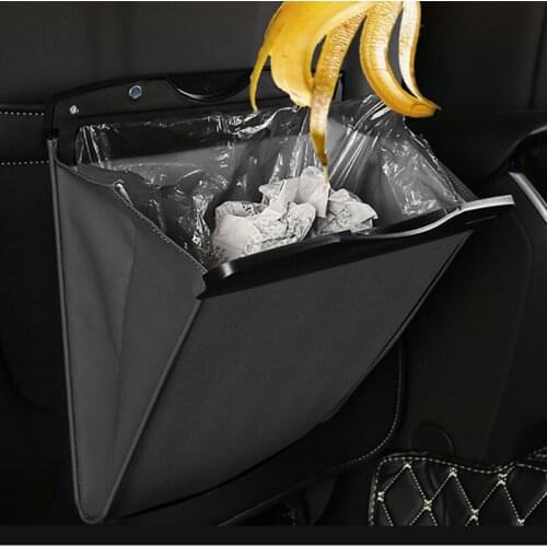 Car Seat Back Organizer PU Leather Garbage Storage Bag Car Organizer Accessories for Chevrolet Cruze TRAX Aveo Sonic Lova Sail