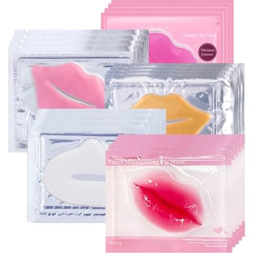Nourish Moisturizing Care Lips Patches Hydrating Lip Mask Remove Lines Anti Cracked Lip Lines Repair Collagen Masks for Lip Care