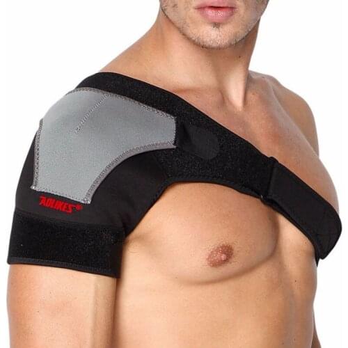 Adjustable Breathable Gym Sports Care Single Shoulder Support back support Guard Strap Wrap Belt Band Pads Bandage Protector