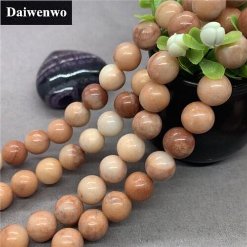 Pink Aventurine Beads Stone Round 4-12mm Gemstone Loose Spacer DIY Dreamcatcher