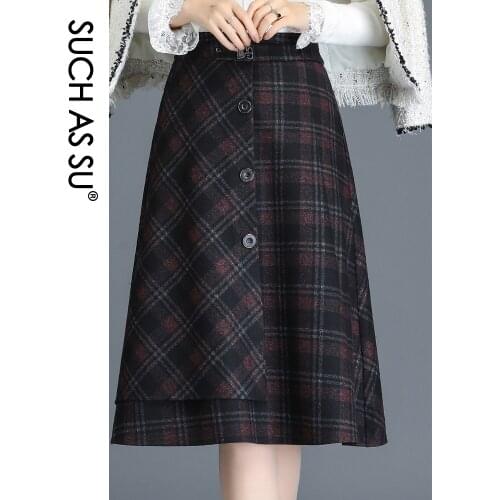 SUCH AS SU Asymmetrical Skirts