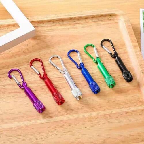 Super Bright Mini Portable LED Camping Flashlight Aluminum Mountaineering Keychain LED Light Flashlight Outdoor Tool
