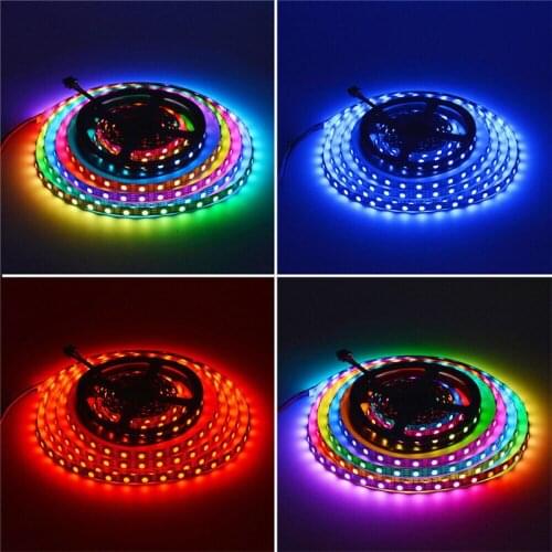 LED Pixel Strip RGB 5050 Waterproof IP20 IP65 IP67 Flexible Ribbon DC12V Club DJ Party Decoration Madrix Lighting