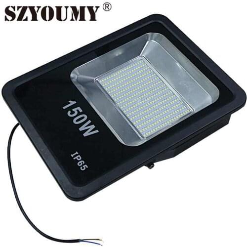 SZYOUMY Waterproof IP66 Ultra Slim 5730 LED Floodlight 100W 150W 300W Reflector LED LED Flood Spotlight Outdoor Lighting