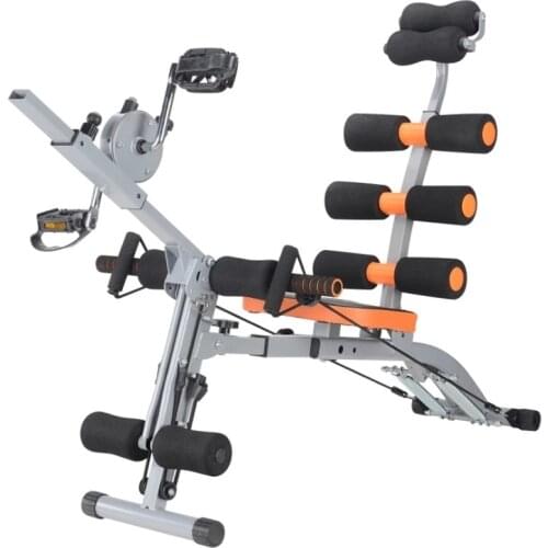 Multifunctional Sit-Up Aid Fitness Equipment Home Supine Plank Abdomen Machine Exercise Abdominal Muscles 6 In 1 Assist Device
