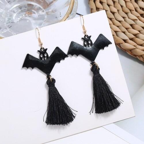 1Pair Halloween Drop Earrings For Women Pumpkin Spider Bat Dangle Earrings Halloweens Party Accessories Funny Jewelry Gifts
