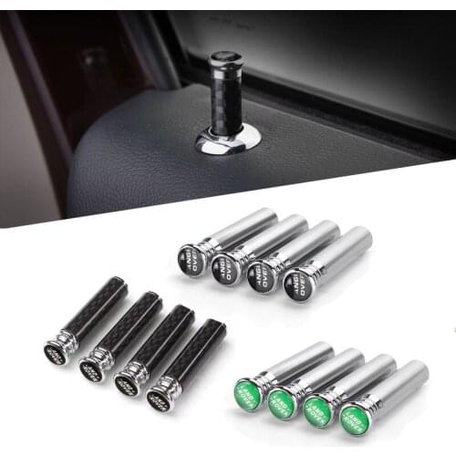 For Land Rover Badge Range Rover Logo Evoque L322 Vogue Velar L405 P38 Discovery Sport Car Door Lock Pin Cover Auto Accessories