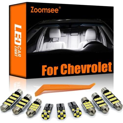 Zoomsee Interior LED For Chevrolet Malibu Impala Cavalier Cruze Aveo Beretta Cobalt Volt Canbus Vehicle Indoor Dome Light Kit