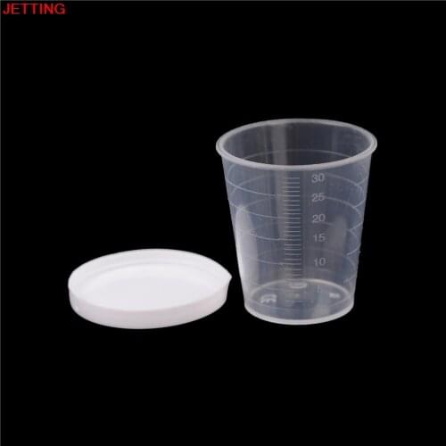 10PCS Travel Pill Box 30ml Clear PP Liquid Pill Measuring Cups Medicine Organizer Holder Cup container for liquid medicine