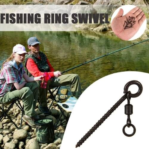 10 Pieces Of Bait Screw With Bait Screw Fishing Terminal Device Bait Drilling Rig Hook Carp Fishing Tool Accessories