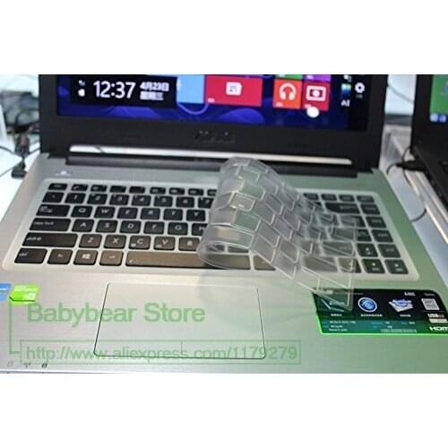 14 inch TPU Keyboard Cover Protector For Asus Q400A Y481C Y483LD Pro8FJ PRO4JS G46V D452C E452CP N46 E402M E403SA
