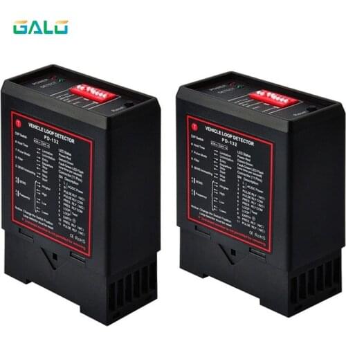 2pcs/lot DCAC12/24V 115/230V PD-132 single channel vehicle detection sensor for outdoor parking