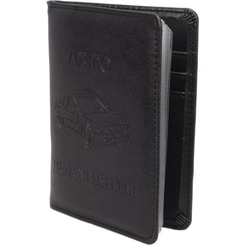 2019 mini small Russian Auto documents card holder for men high quality PU leather Russia driver license case brand new id cover