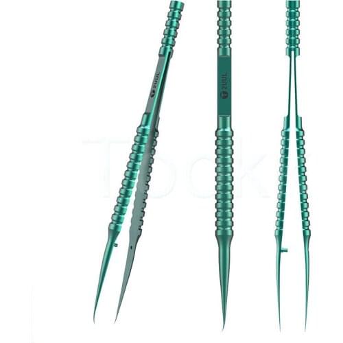 2UUL titanium alloy tweezer curned straight tip tweezer For Mobile phone motherboard repair precise wire jump Hand Tools Sets