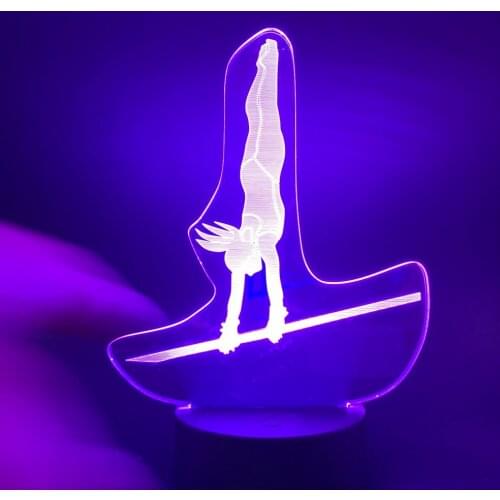 3D Lamp the sport horizontal bar best present for children visual light effect modern decor for christmas led night light lamp