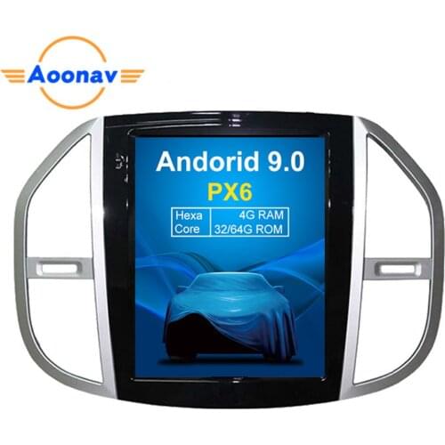 AOONAV 12.1 inch car radio GPS navigation vertical screen for Mercedes-Benz 2013-2016 support carplay pure around view camera
