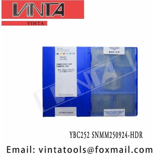 Free shipping high quality 10pcs/lots YBC252 SNMM250924-HDR cnc caibide turning inserts