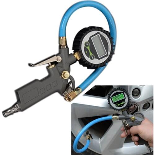 LCD Air Tire Pressure Inflator Gauge For Car Truck Vehicle Air Tire Pressure Dial Meter Tester LED Digital Display