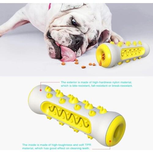 Hot Sale Pet Dog Toy Interactive Rubber Pet Toy Teeth Clean Gums Chew Play Toy for Puppy Small Medium Large Dog Pet Supplies
