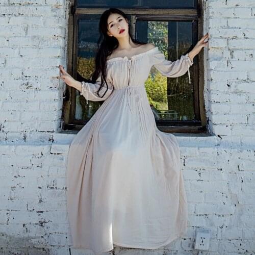 Maternity Pregnant Women Photography Props White Pink Beautiful Long Fairy Dress Princess Photo Shoot Baby shower Elegant