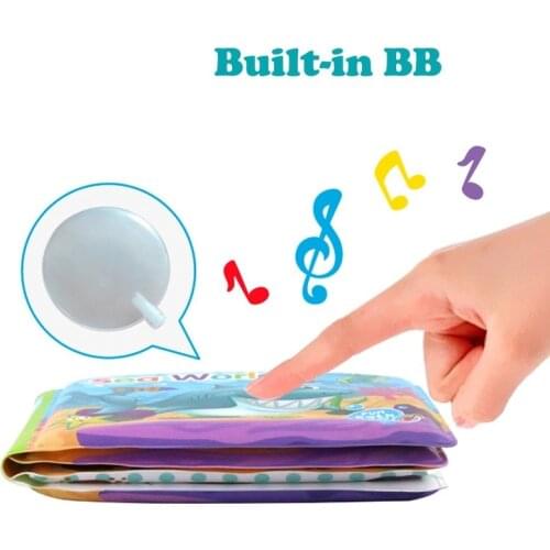 Bath Books Baby Education Toy Intelligence Developmentmarine animal digital farm traffic EVA Floating Cognize Book