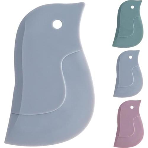 Multi-Function Kitchen Baking Tool Scraper Oil Plate Scraping Oil Scraper Cleaning Tool Kitchen 1pc Cute Cartoon Soft Scraper