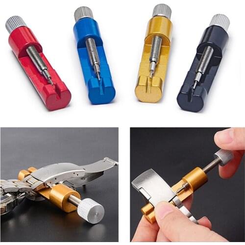 Watchband Link Pin Remover Watch Band Strap Repair Tool Kit for Watchmakers with 3 Extra Pins Replacement Removal Spring Bar Set