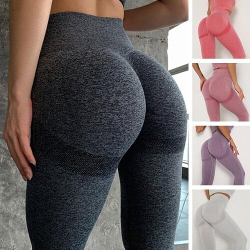 Yoga Pants Women Gym Yoga Seamless Pants Sports Clothes Stretchy High Waist Athletic Exercise Fitness Leggings Activewear Pants