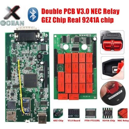 DS150cdp TCS V3.0 NEC relays GEZ V2016 R1 with keygen Code reader TCS PRO double PCB with real 9241A chip obd2 Diagnostic Tool