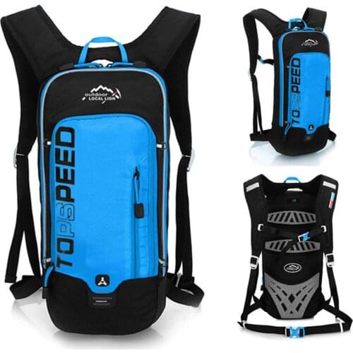 Outdoor Unisex Four Seasons 6L Waterproof Cycling Backpack Back Breathable Outdoor Camping Water Bag Backpack