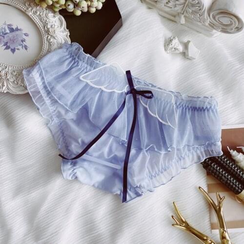 Japanese Womens Girls Mesh Panties Briefs Lolita Underpants Underwear Intimates Comfy NYZ Shop