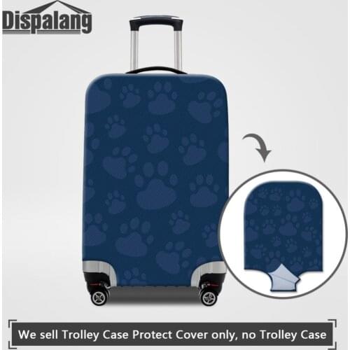 Dispalang Cat Paw Print Protective Luggage Covers For 18-30 Inch Trolley Case Elastic Stretch Travel Suitcase Cover