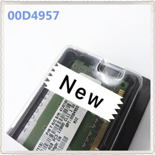 00D4957 00D4955 47J0180 4GB 2RX8 PC3-12800E ECC 1600 Ensure New in original box. Promised to send in 24 hours