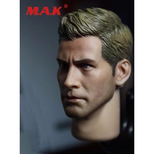 1/6 Male Head Carving Model Jake Gyllenhaal Head sculpt Fit 12" Action Figure Body Toys Accessories