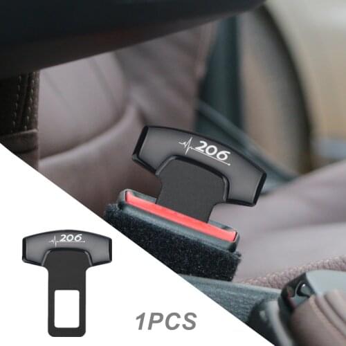1pcs Car Belt Buckles Safty Belt Alarm Canceler Stopper for Peugeot 206 Accessories
