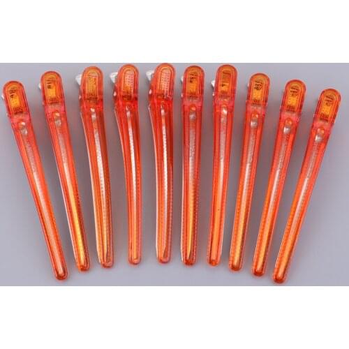 10-Packs Pro Plastic Hair Clip Sectioning Salon Hairdressing Curling Grips