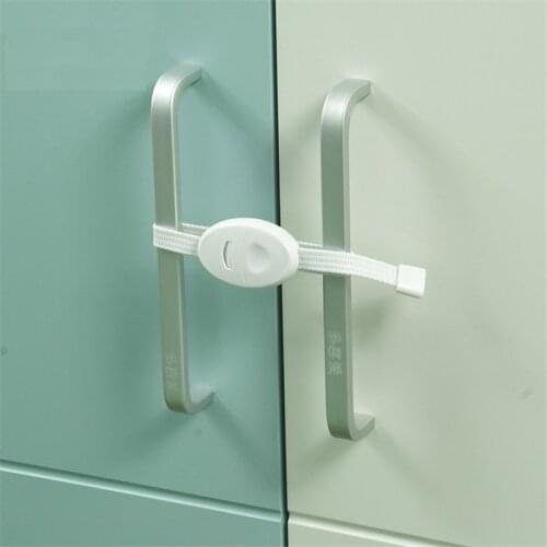 2Pcs/set Baby Safety Furniture Locks Kids Protection Cupboard Cabinet Fridge Door Lock
