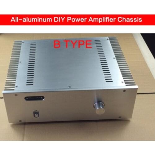 360*120*275MM All-aluminum Power Amplifier Chassis Class A Case with Radiator Shell Amplifier Box Audio Enclosure DIY BZ3612A