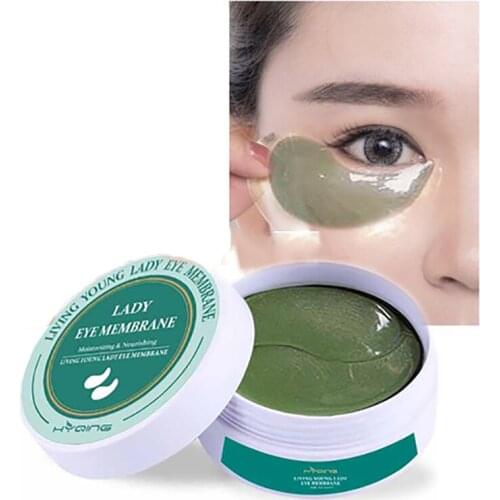 96g Mokeru Collagen Moisturizing Anti Aging Under Eyes Masks Skin Care Gel Eye Bags Removal Patches For Woman Dark Eye Circles