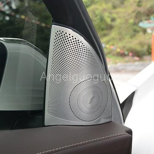 Car door Audio Speaker Loudspeakers loud speaker cover Trim Cover For Mercedes benz GLC Class X253 GLC200 260 300 2016 2017