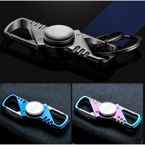 Car Styling High-end Rotating Key ring Auto Keychain Keyring for Subaru Skoda Volvo Fiat BMW Hyundai Jaguar Jeep KIA Nissan Opel