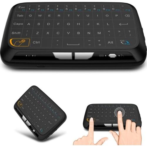 H18 2.4GHz Mini Wireless Touch Keyboard Air Mouse for PC Laptop Smart Android TV