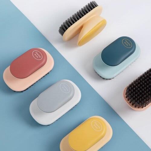 Cleaning Tools Handle Laundry Brush Household Simple Clothes Shoes Cleaning Brush Plate Brush Multifunctional Soft Shoe Brush
