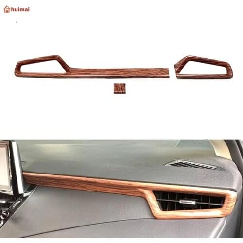 For Toyota corolla E210 Sedan 2019 2020 ABS Matte/Carbon Fibre Car Console air outlet cover trim Strip Car styling accessories