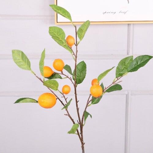 Artificial Faux Lemon Tree Fake Fruit Plants Photography Shooting Props Household Never Wither And Fall Home Wedding Decoration