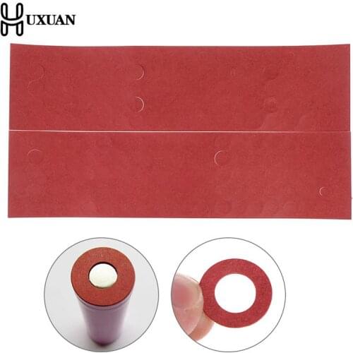 200pcs Li-ion Battery Anode Insulation Gasket Insulator Ring For 18650 Series Li-ion Battery Anode Hollow Point Insulator Gasket