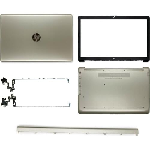New Original Laptop Top Case /Front Bezel /Bottm Case /Hinges For HP Pavilon 17-BY 17-CA LCD Back Cover Gold