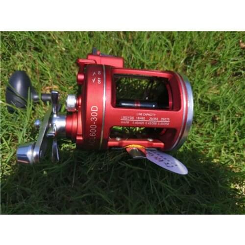NEW Trolling Baitcasting Saltwater Fishing Reel 3.8:1/5.2:1 Electric Depth Counting Left /Right Hand Multiplier Body Cast Drum