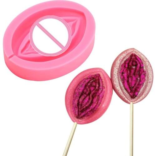 Silicone Chocolate Mould Novelty Women Genital Shape Baking Mold Non Stick Making Tools for Cake Candy DIY Patisserie Decoration
