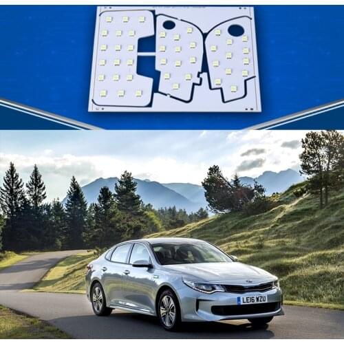 4x for KIA Optima K5 TF JF Interior Lights Dome Map Room Roof LED Lamps Reading Light Trunk 6500k Car White Panel Update Lamp